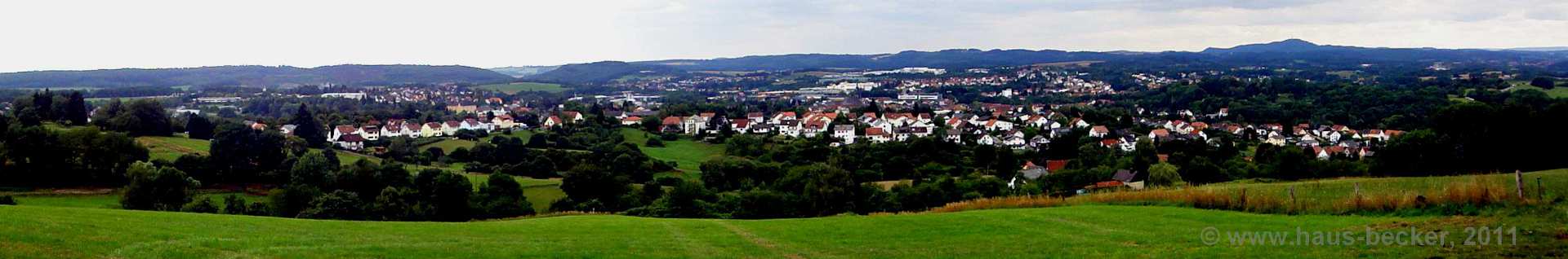 Panoramabild von St.Wendeler und Umgebung